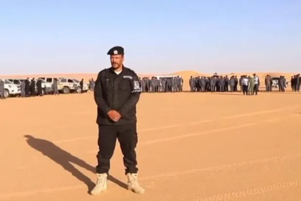 تمركزات أمنية لجهاز مكافحة الهجرة غير المشروعة بجنوب ليبيا (جهاز الهجرة)