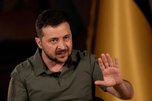 الرئيس الأوكراني فولوديمير زيلينسكي (رويترز)