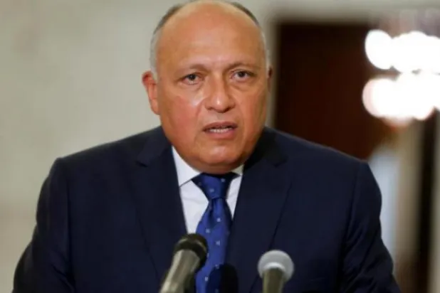 Mısır Dışişleri Bakanı Samih Şukri. (Reuters)