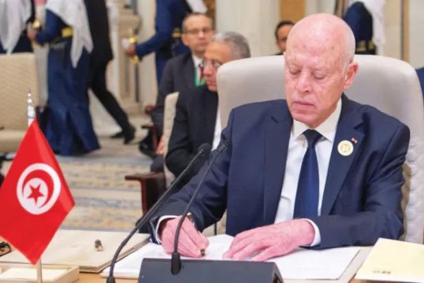 Tunus Cumhurbaşkanı Kays Said. (Reuters)