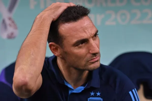 ليونيل سكالوني مدرب الأرجنتين (إ.ب.أ)