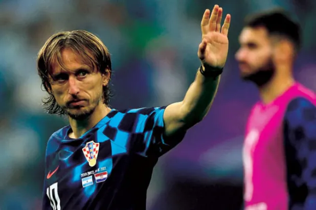 مودريتش قلب وروح منتخب كرواتيا (رويترز)