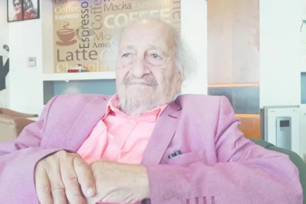 ‘Mısırlı Picasso’ lakaplı sanatçı George Bahgoury. (Şarku’l Avsat)