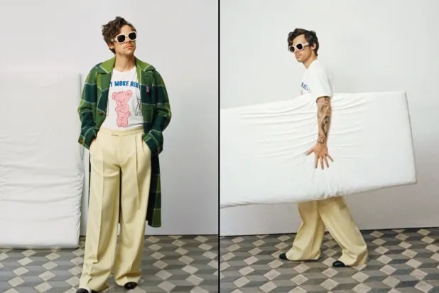 28 yaşındaki Harry Styles, daha önce de Gucci'yle çalışmıştı (Instagram / Gucci)

