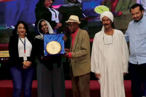 جانب من حفل توزيع جوائز مسابقة «نيرفانا الأدبية»