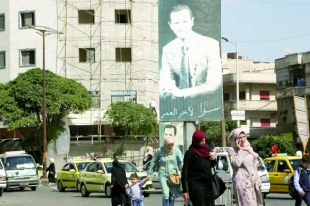 A street in Homs on Oct. 3, 2021 (Reuters)

