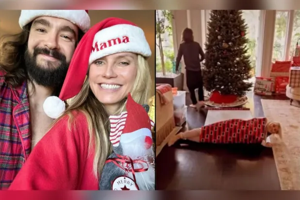 Heidi Klum, Noel kutlamalarından ailesiyle birlikte pek çok paylaşım yaptı (Instagram / Heidi Klum)

