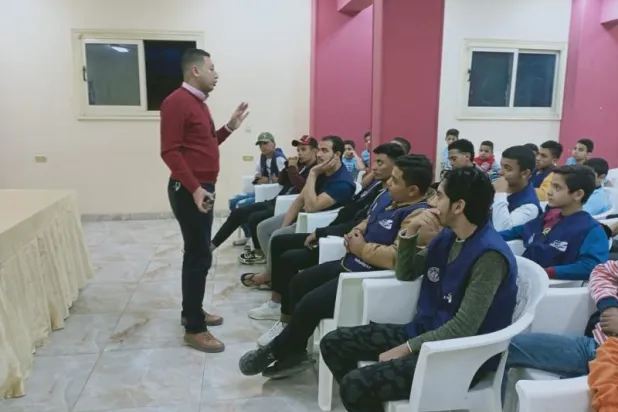 جانب من محاضرة للتوعية بمخاطر الانتحار في مصر تنفذها الأمانة العامة للصحة النفسية... (صفحة الأمانة العامة للصحة النفسية على «فيسبوك»)