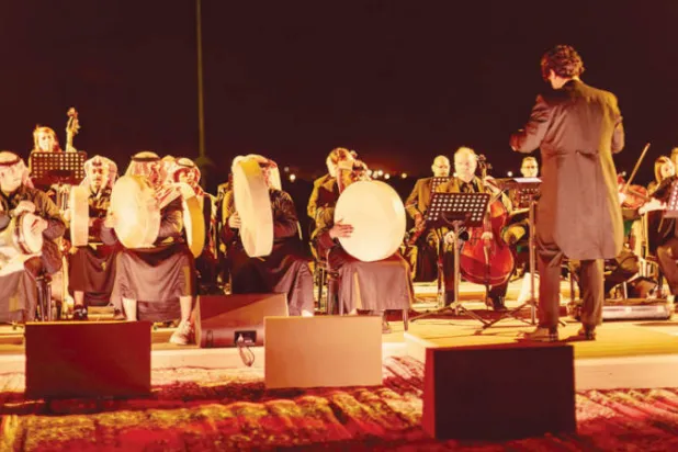 من حفل سابق استضافته العلا (الشرق الأوسط)