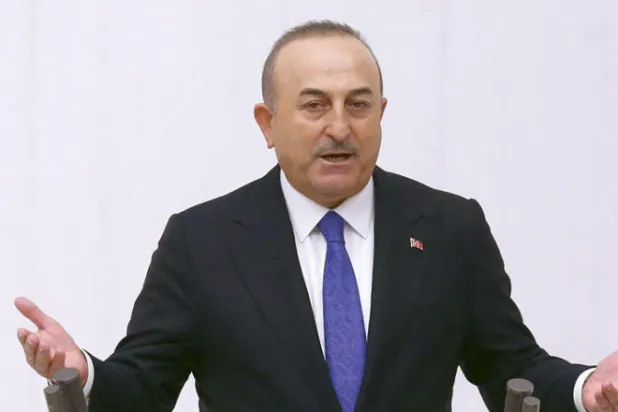 وزير الخارجية التركي مولود جاويش أوغلو (أ.ف.ب)