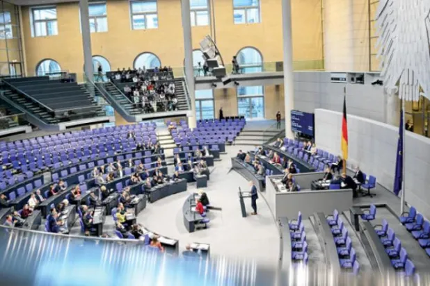 The German Bundestag in session in mid-December. (dpa) 