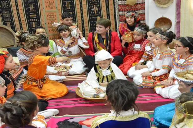 Eğitim kurumlarında Amazigh yılı kutlamaları / Fotoğraf: Cezayir Milli Eğitim Bakanlığı

