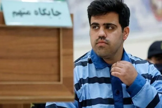 الشاب نور محمد زادة المحكوم بالإعدام على خلفية الاحتجاجات في إيران