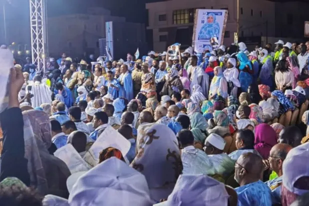 Moritanya’daki seçim kampanyalarından bir kare (Şarku’l Avsat)