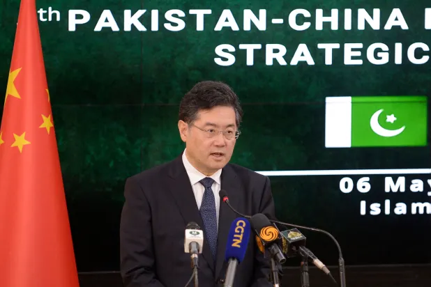 وزير الخارجية الصيني تشين غانغ (أ.ب)