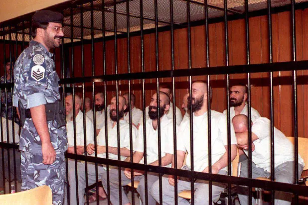 Fourteen suspects in the Bush assassination plot were tried in Kuwait. Five Iraqis and a Kuwaiti were sentenced to death in 1993. (Getty Images) 