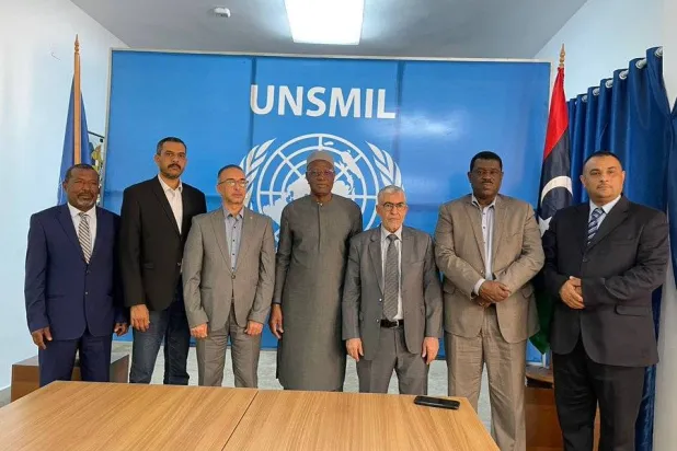 Bathily reiterated the importance of the 6+6 committee’s role and responsibilities to produce the laws necessary to hold general and inclusive elections in Libya. Photo: UNSMIL’s Twitter Account