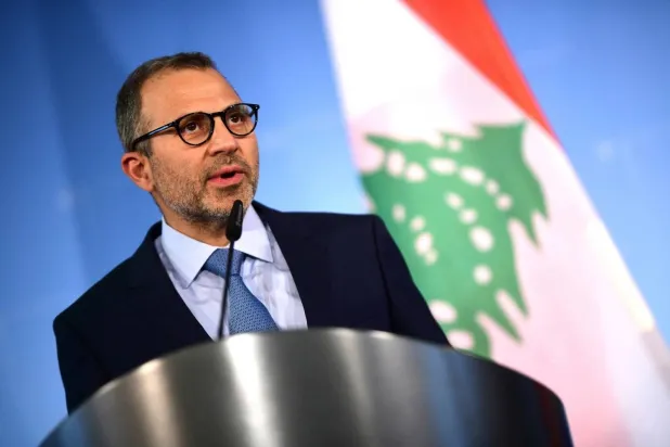 Free Patriotic Movement leader Jebran Bassil. EPA