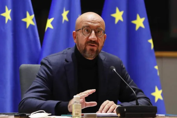 رئيس المجلس الأوروبي شارل ميشال (إ.ب.أ) 