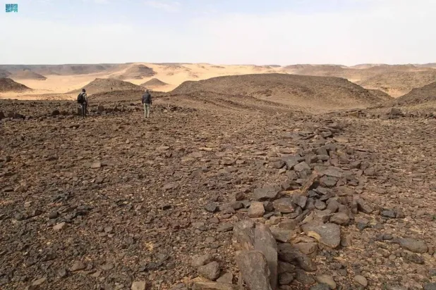 كانت المنشآت الحجرية في منطقة الجوف سراً غامضاً (واس)