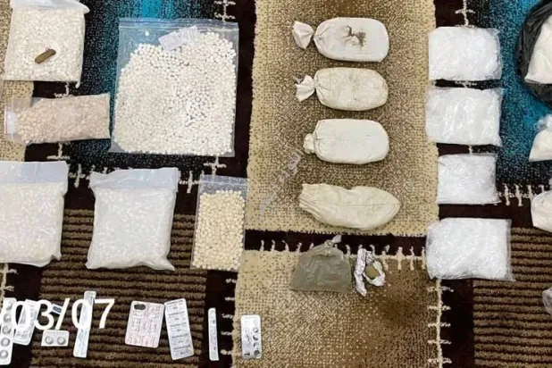 مخدرات تم ضبطها في ريف درعا الشرقي