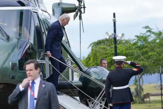 البيت الأبيض أكد أن الرئيس الأميركي سيلتقي نظيره الأوكراني على هامش قمة مجموعة السبع. (ا.ب)
