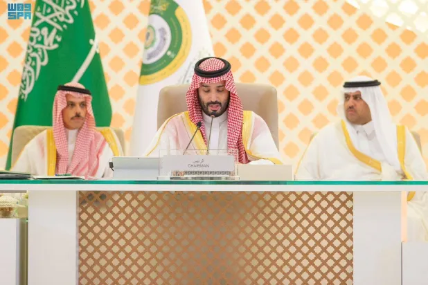 شاهزاده محمد بن سلمان در نشست «اجلاس جده» (SPA)