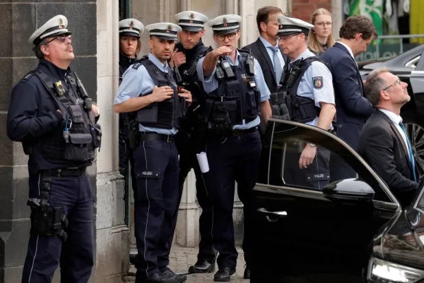 الشرطة الألمانية (رويترز)