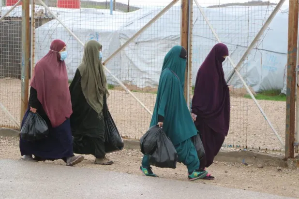 Suriye’nin kuzeydoğusundaki Haseke’de yer alan Malikiye kırsalındaki Roj Kampı (Şarku'l Avsat)