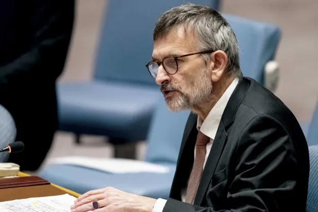 Birleşmiş Milletler’in (BM) Sudan'daki Entegre Geçiş Yardım Misyonu (UNITAMS) Başkanı ve BM Sudan Özel Temsilcisi Volker Peretz EPA)