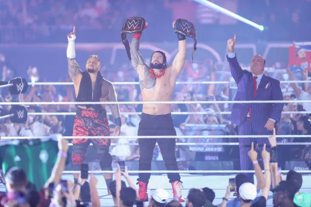 رولينز توج بطلا للوزن الثقيل على حلبة جدة (تصوير: عدنان مهدلي) 