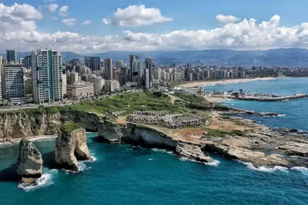 A general view of Beirut. (AFP)