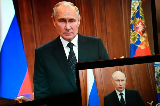 Putin'in ulusa sesleniş konuşması canlı yayında yayımlandı (AP)