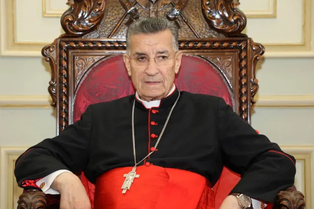 Maronite Patriarch Bechara Boutros Al-Rai is pictured in Bkerke, Lebanon October 30, 2021. REUTERS/Mohamed Azakir/File Photo