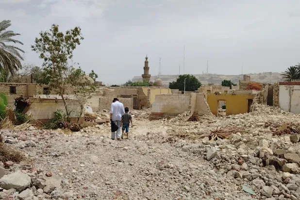 جانب من المنطقة بعد أعمال الإزالة (عبد الفتاح فرج)