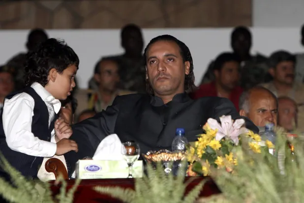 Hannibal Kaddafi, 2 Eylül 2009 tarihinde “Libya Devrimi”nin kırkıncı yıldönümü kutlamaları sırasında (AFP)