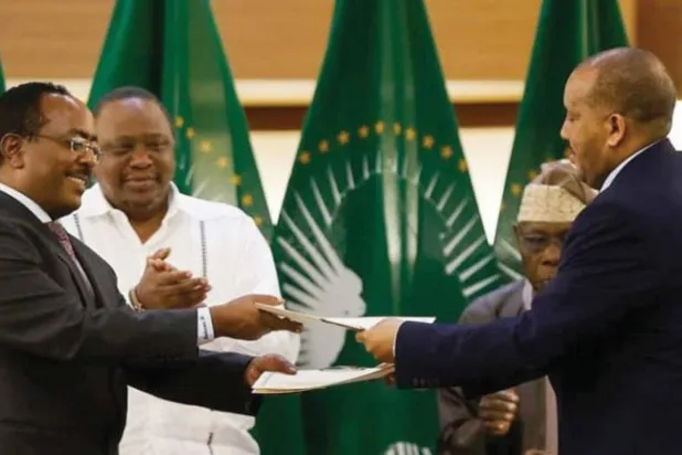 توقيع اتفاق بريتوريا العام الماضي والذي أنهى حرب تيغراي (الخارجية الإثيوبية)