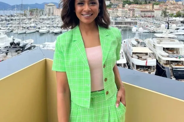 إيمان يوسف خلال وجودها في «كان» (الممثلة)