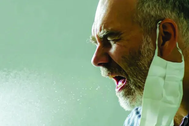 جزيئات الهباء التنفسي تكون مليئة بمسببات العدوى التنفسية (غيتي)