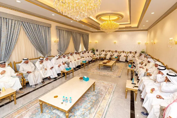 کویتی قومی اسمبلی میں نمائندہ محمد ہایف کی دعوت پر 47 منتخب اراکین اسمبلی کے اجلاس کی تصویر
