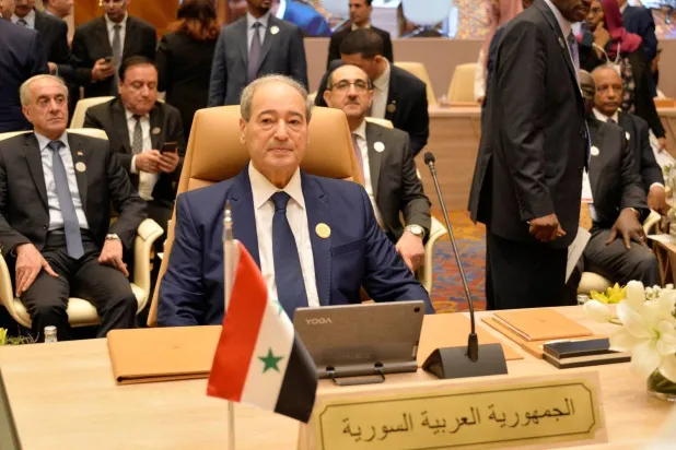 وزیر امور خارجه سوریه در دیدارهای اخیر در جده (واس - رویترز) 