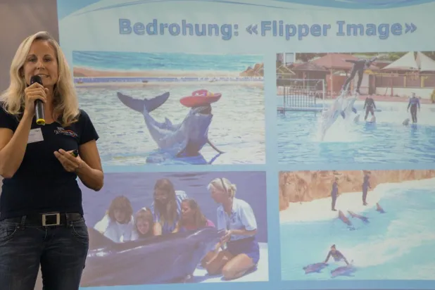 أنجيلا زيلتنر عالمة الأحياء المائية بجامعة زيوريخ السويسرية