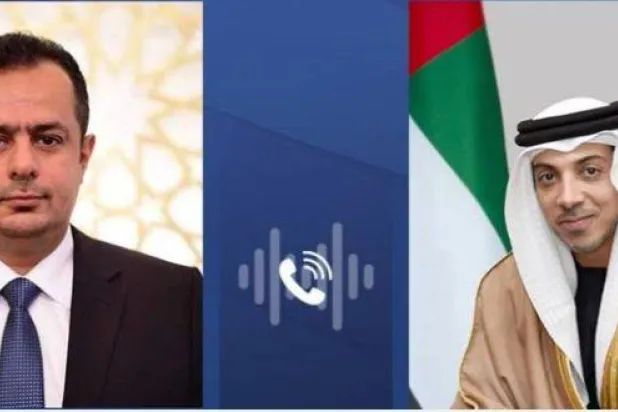 منصور بن زاید اور معین عبدالملک کے درمیان یمن کی صورتحال پر تبادلہ خیال