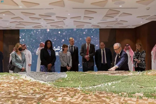 بعثة المكتب الدولي للمعارض تطّلع على جاهزية العاصمة لاستضافة «الرياض إكسبو 2030»، مارس الماضي (واس)