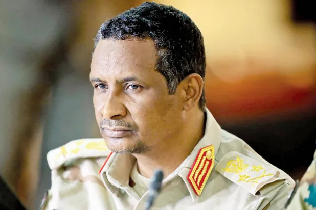 محمد حمدان دقلو (حميدتي) قائد قوات «الدعم السريع»... (أ.ف.ب)