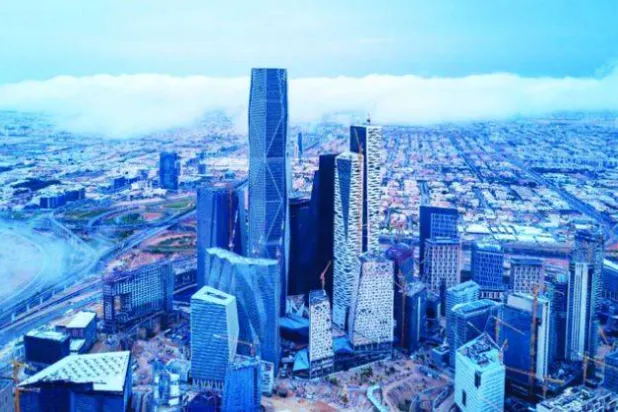 ریاض میں کنگ عبداللہ مالیاتی سینٹر (الشرق الاوسط)