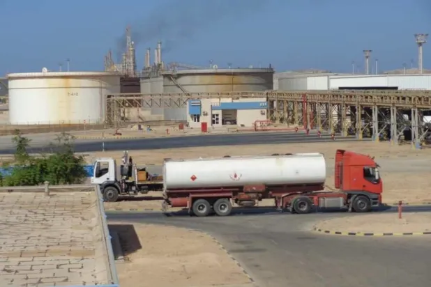 Batı Libya’daki Ez-Zaviye Petrol Deposu (Brega Petrol Pazarlama Şirketi)