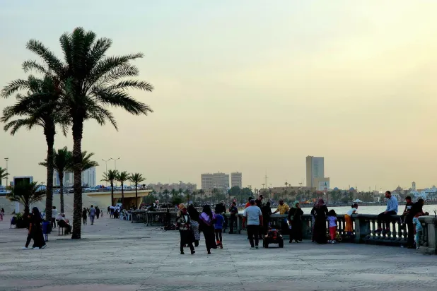 Trablus’taki sahil boyu bölgesi (AFP)