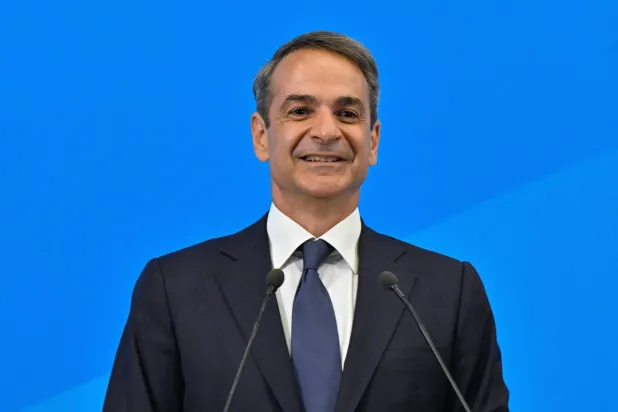 یونان کے سابق وزیر اعظم کیریاکوس مٹسوٹاکس (اے ایف پی)