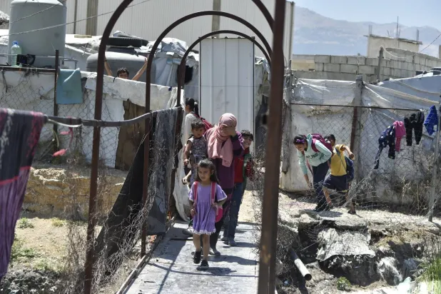 Merc’deki mülteci kampında bayram buruk geçiyor. (Şarku’l Avsat)